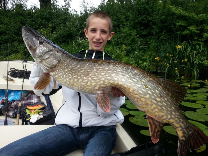 Snoek van 13 kilo & 109 cm